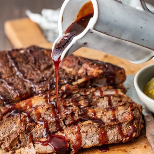 costeletas con barbacoa