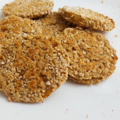 galletas de avena y manzana