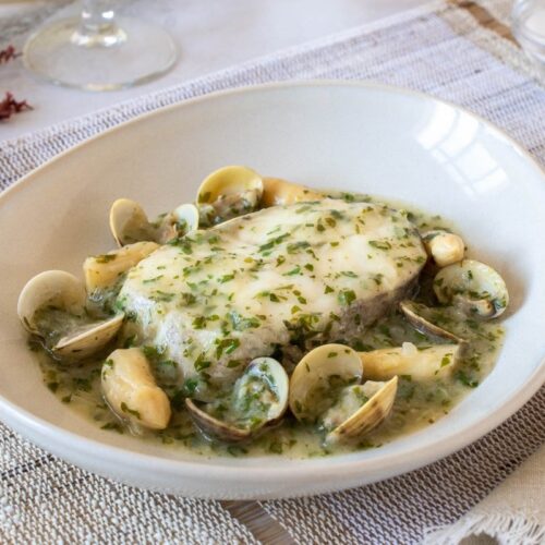 Merluza con salsa verde